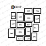 Pictik Black Collage Photo Frame Set – 16 Frames for Stunning Wall Décor Perfect Wall Gallery Set | Includes 4x6, 5x7 & 6x8 Inch Frames - Image 3