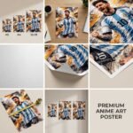 Messi Celebration Poster | Argentina Football Wall Art | Pictik™ - Image 2