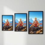Lord Hanuman Meditation Poster | Bajrang Bali Spiritual Wall Art | Pictik™ - Image 11