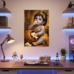 Makhan Chor Baby Krishna Poster | Bal Krishna Wall Art | Pictik™ - Image 20