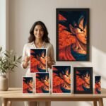 Goku Manga Style Poster | Dragon Ball Anime Wall Art Print | Pictik™ - Image 4