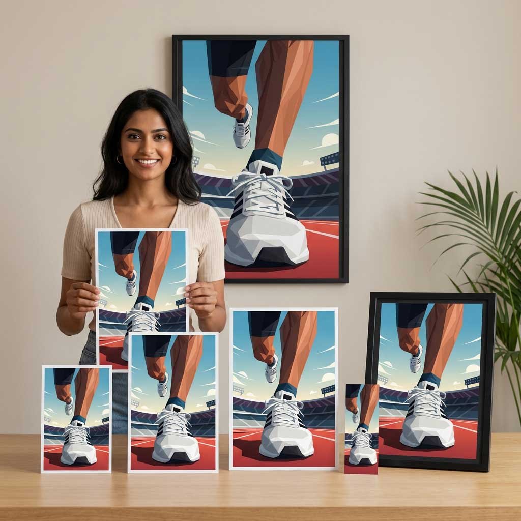 8 Runner Motivation Poster | Athlete Running Wall Art | Pictik™ - Image 1