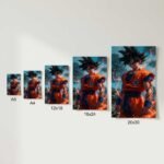 Goku Anime Poster Print | Dragon Ball Wall Art | A5, A4, 12x18 | Pictik™ - Image 6