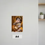 Makhan Chor Baby Krishna Poster | Bal Krishna Wall Art | Pictik™ - Image 26
