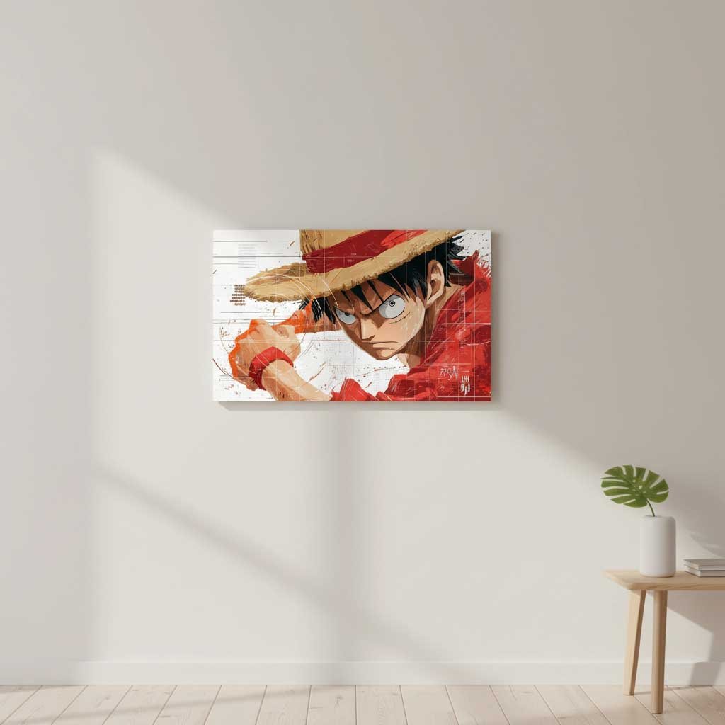 an8 Monkey D. Luffy Anime Poster | One Piece Wall Art | Anime Poster - Image 1