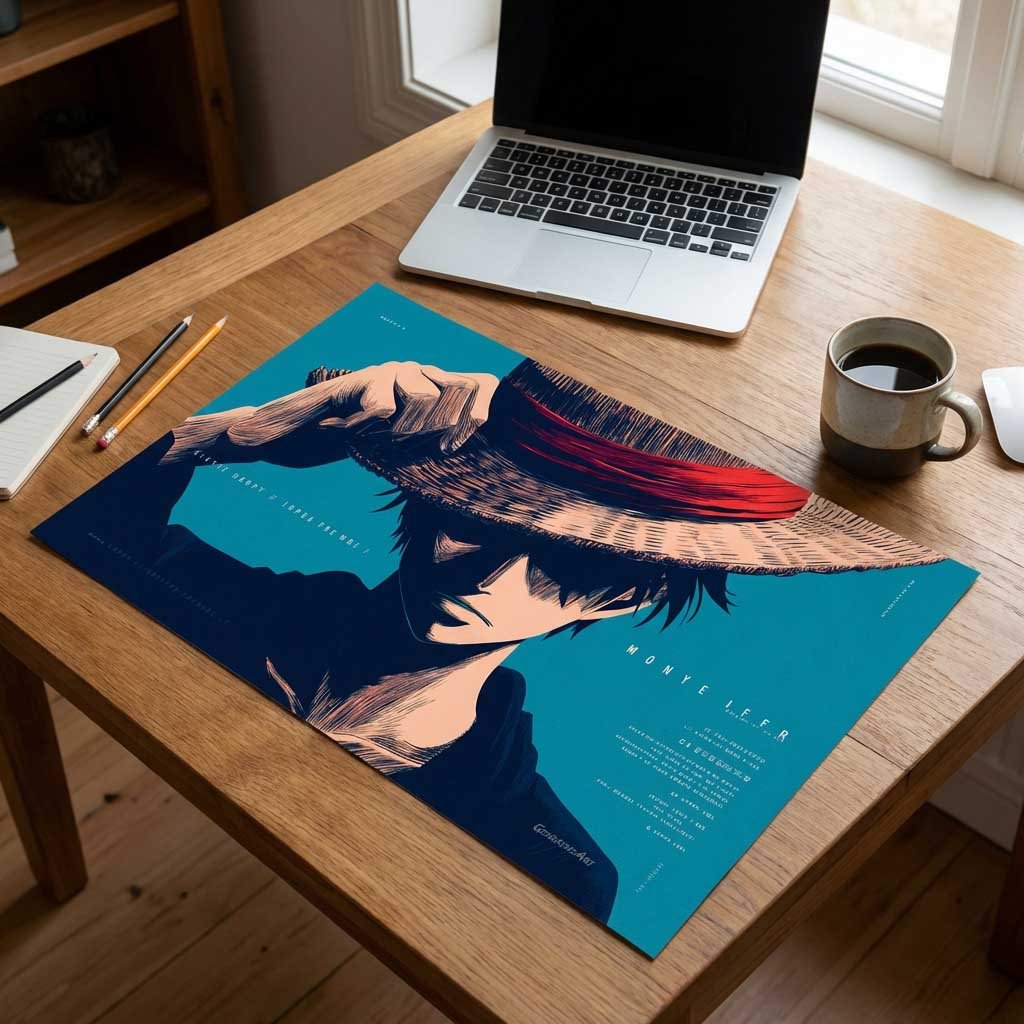 an8 Monkey D. Luffy Anime Poster | One Piece Wall Art | Premium Anime Poster | Pictik™ - Image 1
